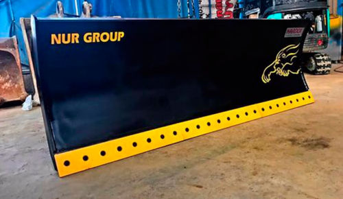 Отвал для уборки снега из стали - NG300KB  - NUR GRUP MÜHENDİSLİK MAKİNA AŞ - из полиэтилена