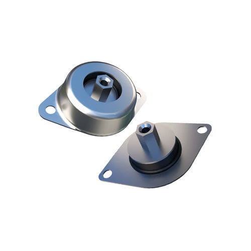 Цилиндрическая антивибрационная опора - VT series - Trelleborg Antivibration Solutions - из каучука / для техники / для шкафов