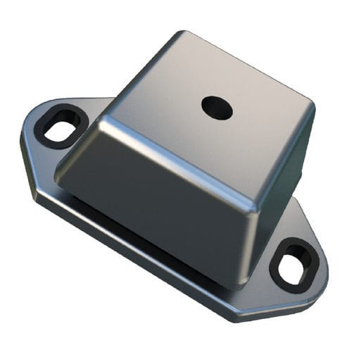 Прямоугольная антивибрационная опора - Cushyfloat HT - Trelleborg Antivibration Solutions - из каучука / морская