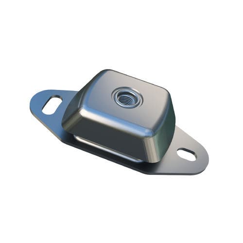 Прямоугольная антивибрационная опора - Cushyfloat  - Trelleborg Antivibration Solutions - из металла / из каучука / для насоса