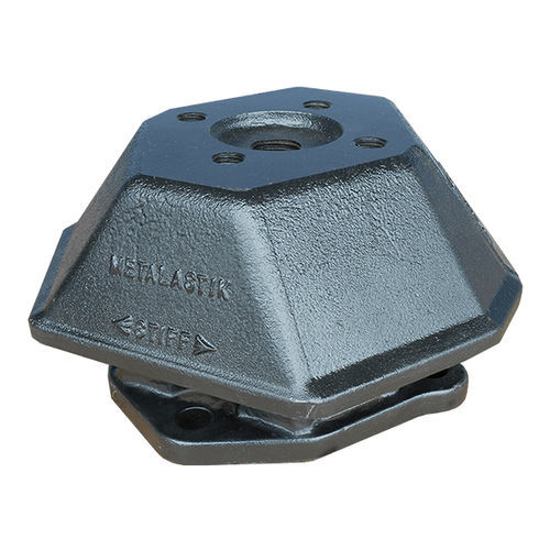 Прямоугольная антивибрационная опора - Cushymount K - Trelleborg Antivibration Solutions - из металла / для двигателя