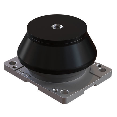 Цилиндрическая антивибрационная опора - Evolo 631 GRADE AA-AC - Trelleborg Antivibration Solutions - из цельного алюминия / из каучука