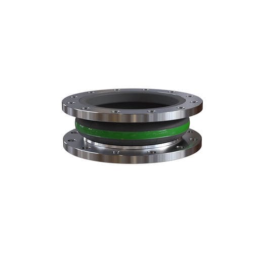 Компенсатор линейного расширения из каучука - ERV Green - Trelleborg Antivibration Solutions - из стали / из ПТФЭ / круглый