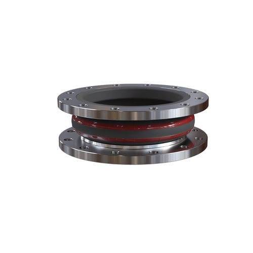 Компенсационный шов из каучука - ERV Rotex - Trelleborg Antivibration Solutions - из стали / из ПТФЭ / круглый