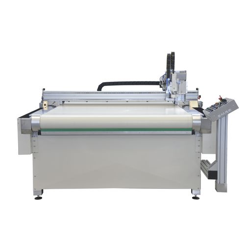 Режущий плоттер для тканей - SM-381-TA - SolarEdge Automation Machines S.p.A. - для ПВХ / для полиэстера / с конвейером