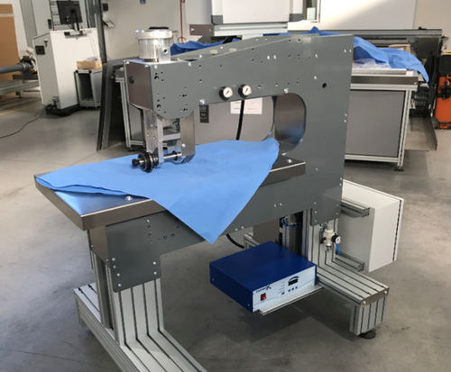 Станок для сварки ультразвук - SM-200-US - SolarEdge Automation Machines S.p.A. - горячим воздухом / полуавтоматический / для защитных масок