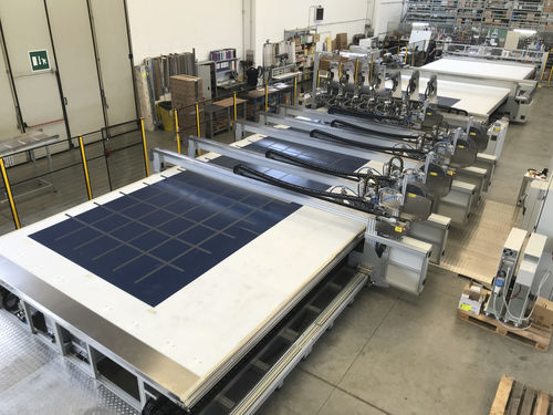 Автоматический станок для сварки - SM-370-HA - SolarEdge Automation Machines S.p.A. - для текстиля / для ПВХ / 2 оси