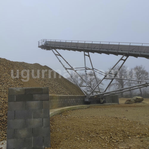 Ленточный конвейер - Uğurmak Crushing and Screening Plants - пробуравленный / для загрузки / для разряда