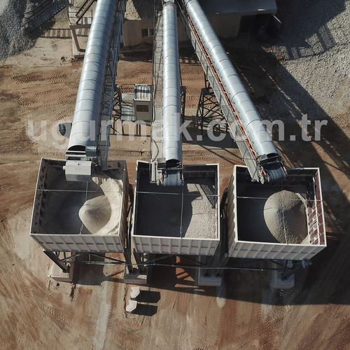 Бункер для стокирования - USB series - Uğurmak Crushing and Screening Plants - для бетона / для песка / для горного оборудования