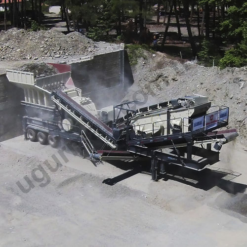 Ударный дробильно-сортировочный комплекс - MKE - Uğurmak Crushing and Screening Plants - мобильный / для производства песка / первичный