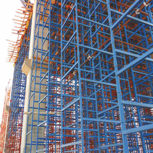 Фиксированная вышка-тура - H-TOWER - OZLER FORMWORK AND SCAFFOLDING SYSTEMS - для фасада / модульная