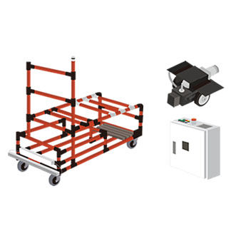 AGV для трансфера пациента - CarryBee Kit - Aichikikai techno system co.,ltd. - для складов / для автомобиля / электрическая