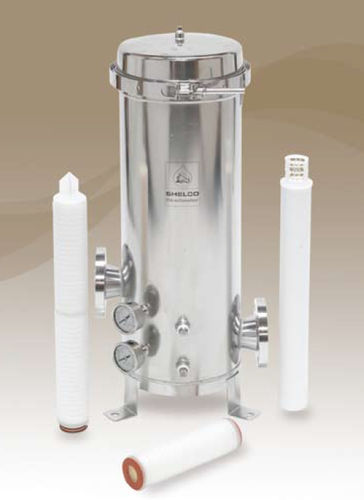 Многокартриджный картер для фильтра - MicroVantage HPI series - Shelco Filters - для жидкостей / из нержавеющей стали / санитарный