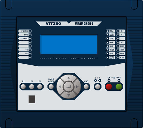 Защитное реле скачков напряжений - VIPAM3300-F - VitzroEM Co., Ltd. - тока перегрузки / цифровое / компактное