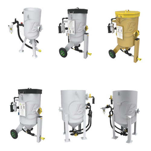 Ручной пескоструйный аппарат - TB-4012P - Tongbao Surface Processing Equipment - под давлением / мобильный / для обработки поверхности