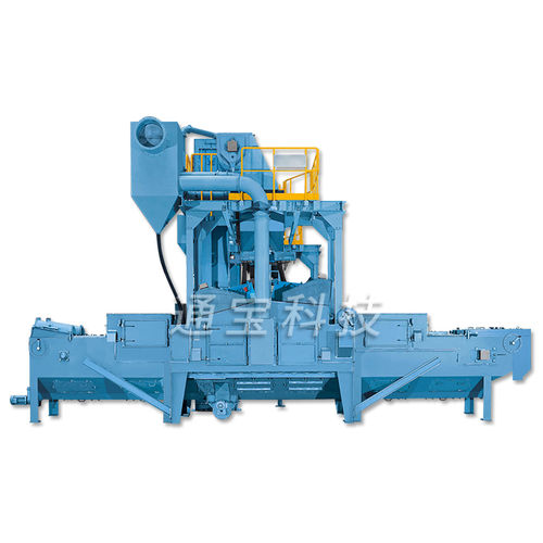 Дробеструйный аппарат с роликовым конвейером - TB-CA450 - Tongbao Surface Processing Equipment - для профилей / для труб / для шланга