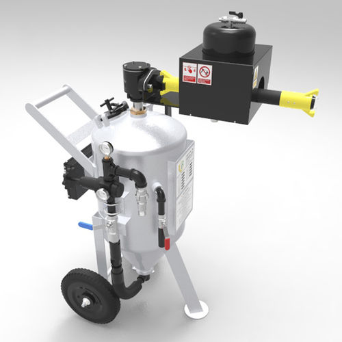 Автоматический пескоструйный аппарат - TB-DB225 - Tongbao Surface Processing Equipment - под давлением / мобильный / для обработки поверхности