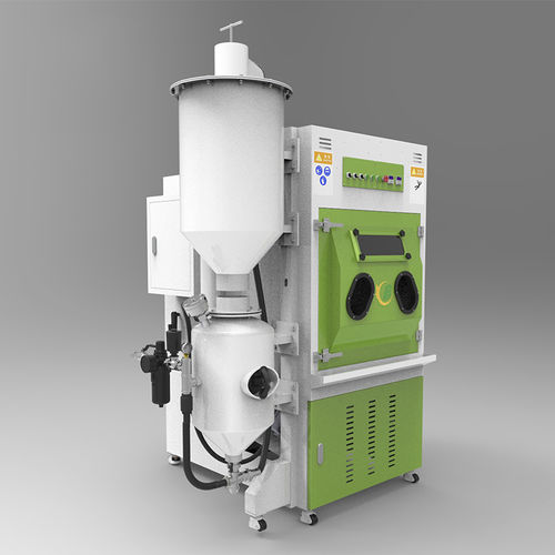 Кабина пескоструйной обработки под давлением - TB-PN1200 - Tongbao Surface Processing Equipment - ручная / с вращающимся столом / для тяжелых условий эксплуатации