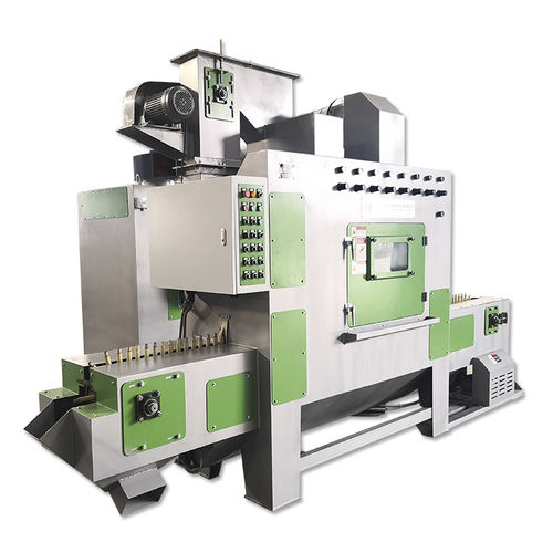 Автоматический пескоструйный аппарат - TB-SC100A - Tongbao Surface Processing Equipment - вакуумный / для обработки поверхности / с ленточным конвейером