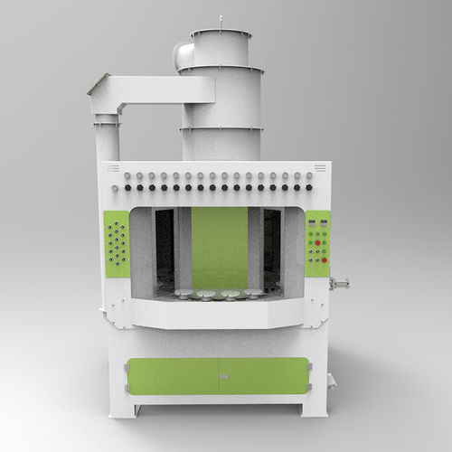 Автоматический пескоструйный аппарат - TB-NT1820-16A - Tongbao Surface Processing Equipment - вакуумный / с поворотным столом / для обработки поверхности