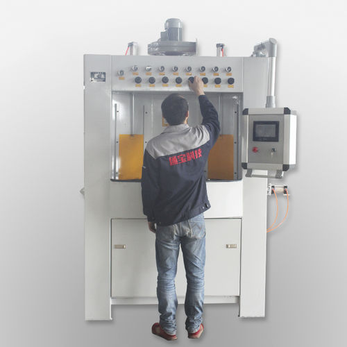 Автоматический пескоструйный аппарат - TB-NT1419-8W - Tongbao Surface Processing Equipment - вакуумный / с поворотным столом / для обработки поверхности