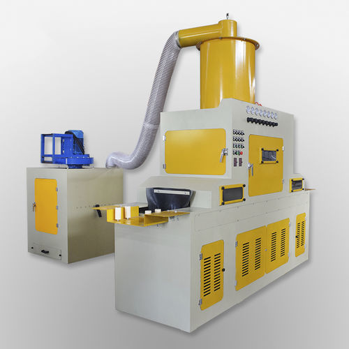 Автоматический пескоструйный аппарат - TB-NC400-8A - Tongbao Surface Processing Equipment - вакуумный / для обработки поверхности / с ленточным конвейером