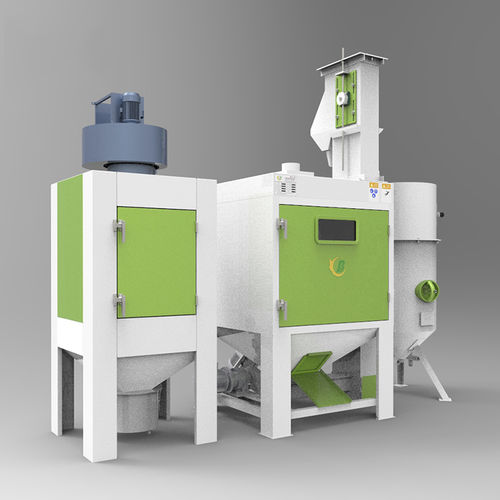 Автоматический пескоструйный аппарат - TB-NR1111-2P - Tongbao Surface Processing Equipment - вакуумный / для обработки поверхности / с барабаном