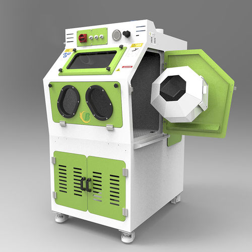 Автоматический пескоструйный аппарат - TB-NR7660A - Tongbao Surface Processing Equipment - вакуумный / мобильный / для обработки поверхности