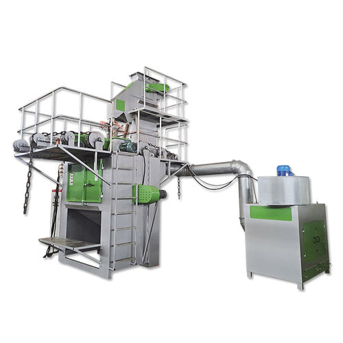 Дробеструйный аппарат с воздушным конвейером - TB-SQ236-2P - Tongbao Surface Processing Equipment - для цепи / непрерывного действия / автоматический