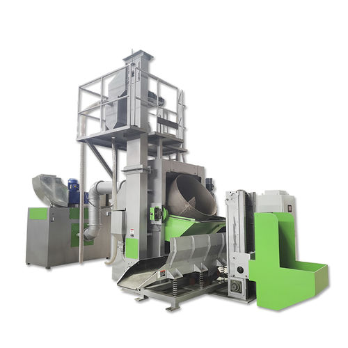 Дробеструйный аппарат с вращающимся барабаном - TBTS 300 - Tongbao Surface Processing Equipment - турбинный / для пружин / для сыпучих материалов