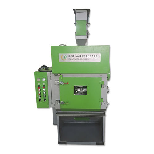 Ленточный дробеструйный аппарат - TB-NAW30 - Tongbao Surface Processing Equipment - с вращающимся барабаном / турбинный / для металла