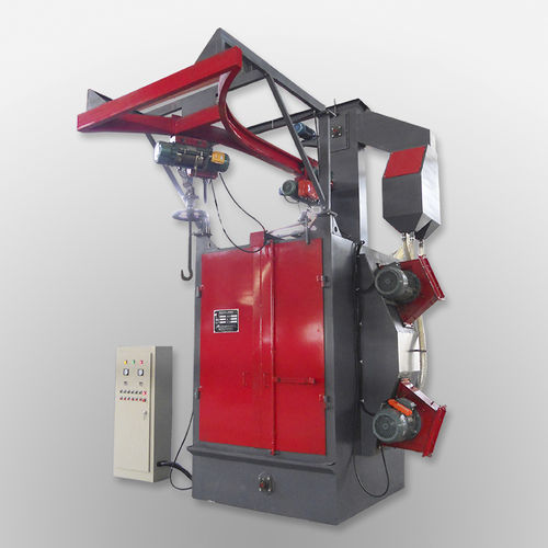 Дробеструйный аппарат с крюком - TB-Q375-2A - Tongbao Surface Processing Equipment - турбинный / для цилиндра / для плоских деталей