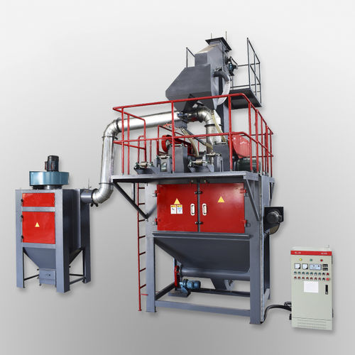 Дробеструйный аппарат с ленточным конвейером из проволочной сетки - Tongbao Surface Processing Equipment - для цепи / для очистки поверхности / непрерывного действия