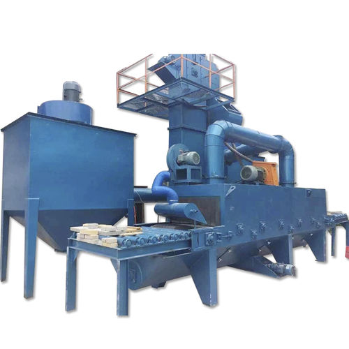 Дробеструйный аппарат с роликовым конвейером - TB-CB600 - Tongbao Surface Processing Equipment - турбинный / для мрамора / для бетона