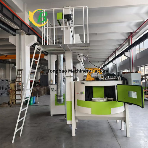 Дробеструйный аппарат с поворотным столом - TB-CB1000 - Tongbao Surface Processing Equipment - турбинный / для металла / для сыпучих материалов