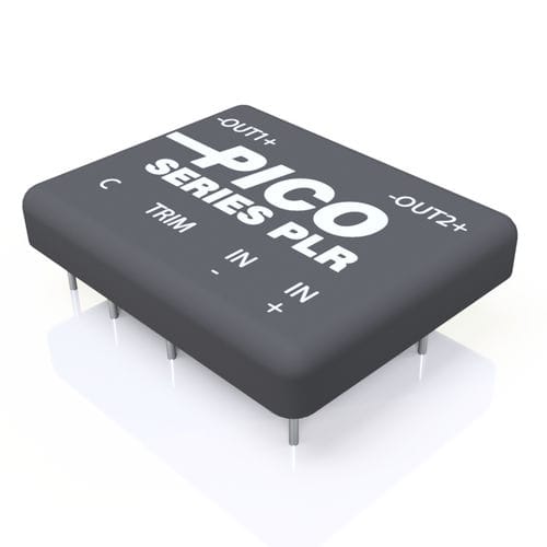 Инкапсулированный преобразователь DC/DC - PLR Series - Pico Electronics - регулируемый / с входным напряжением 2:1 / с входным напряжением 3:1