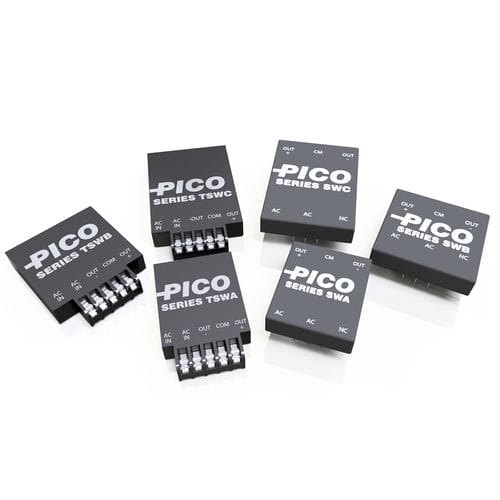 Инкапсулированный источник электропитания - SW & TSW Series - Pico Electronics - AC/DC / с одним выходом / регулируемый