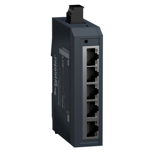 Неуправляемый коммутатор Ethernet - MCSESU053FN0 - Schneider Electric - 5 портов / на DIN-рейке / стандартный