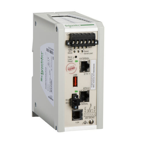 Промышленный межсетевой экран - TCSEFEC23FCF21 - Schneider Electric - на DIN-рейке