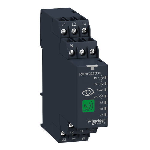 Реле для контроля порядка чередования фаз - RMNF22TB30 - Schneider Electric - отсутствие фазы / для пониженной частоты / для повышенной частоты