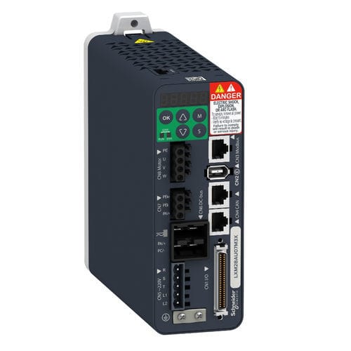Трехфазовый сервовариатор - LXM28AUA5M3X - Schneider Electric - монофазовый / аналоговый / для управления