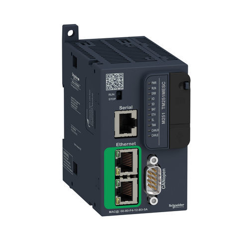 Компактный программируемый логический контроллер - TM251MESC - Schneider Electric - встроенный / на DIN-рейке / RS485