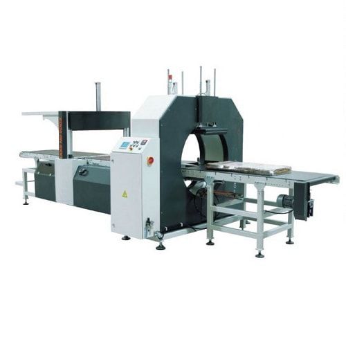 Орбитальный паллетообмотчик - E500 - Shanghai Fhope machinery co.,ltd - автоматический / со стрейч-пленкой / с конвейером