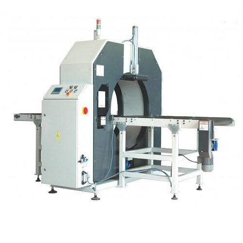 Орбитальный паллетообмотчик - E600 - Shanghai Fhope machinery co.,ltd - автоматический / со стрейч-пленкой / с конвейером