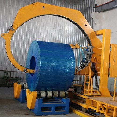 Орбитальный паллетообмотчик - Shanghai Fhope machinery co.,ltd - автоматический / для катушек / со стрейч-пленкой