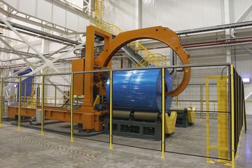 Орбитальный паллетообмотчик - Shanghai Fhope machinery co.,ltd - автоматический / для катушек / со стрейч-пленкой