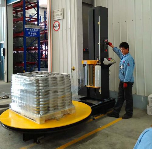 Паллетообмотчик с поворотным столом - A500 - Shanghai Fhope machinery co.,ltd - полуавтоматический / для паллет