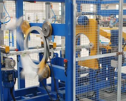 Горизонтальный паллетообмотчик - Shanghai Fhope machinery co.,ltd - автоматический / для профилей / со стрейч-пленкой