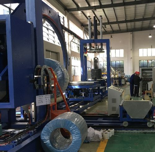 Автоматическая обвязочная машина - Shanghai Fhope machinery co.,ltd - для катушки провода / вертикальная / компактирование