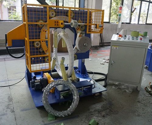 Паллетообмотчик с вращающимся кольцом - FPW300-W - Shanghai Fhope machinery co.,ltd - автоматический / для катушки провода / со стрейч-пленкой
